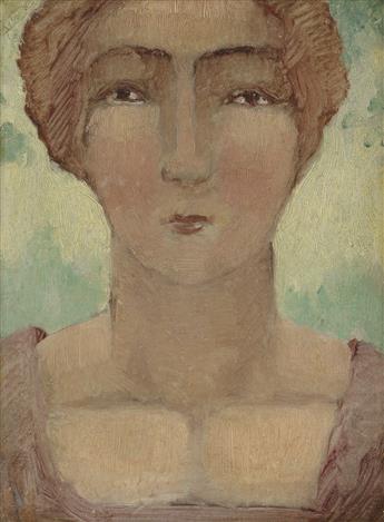 ABRAHAM WALKOWITZ Portrait of a Woman.